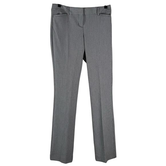 NWT Express Women's Black & White Stretch Mid Rise Bootcut Dress Pant Size 2 - Picture 1 of 11
